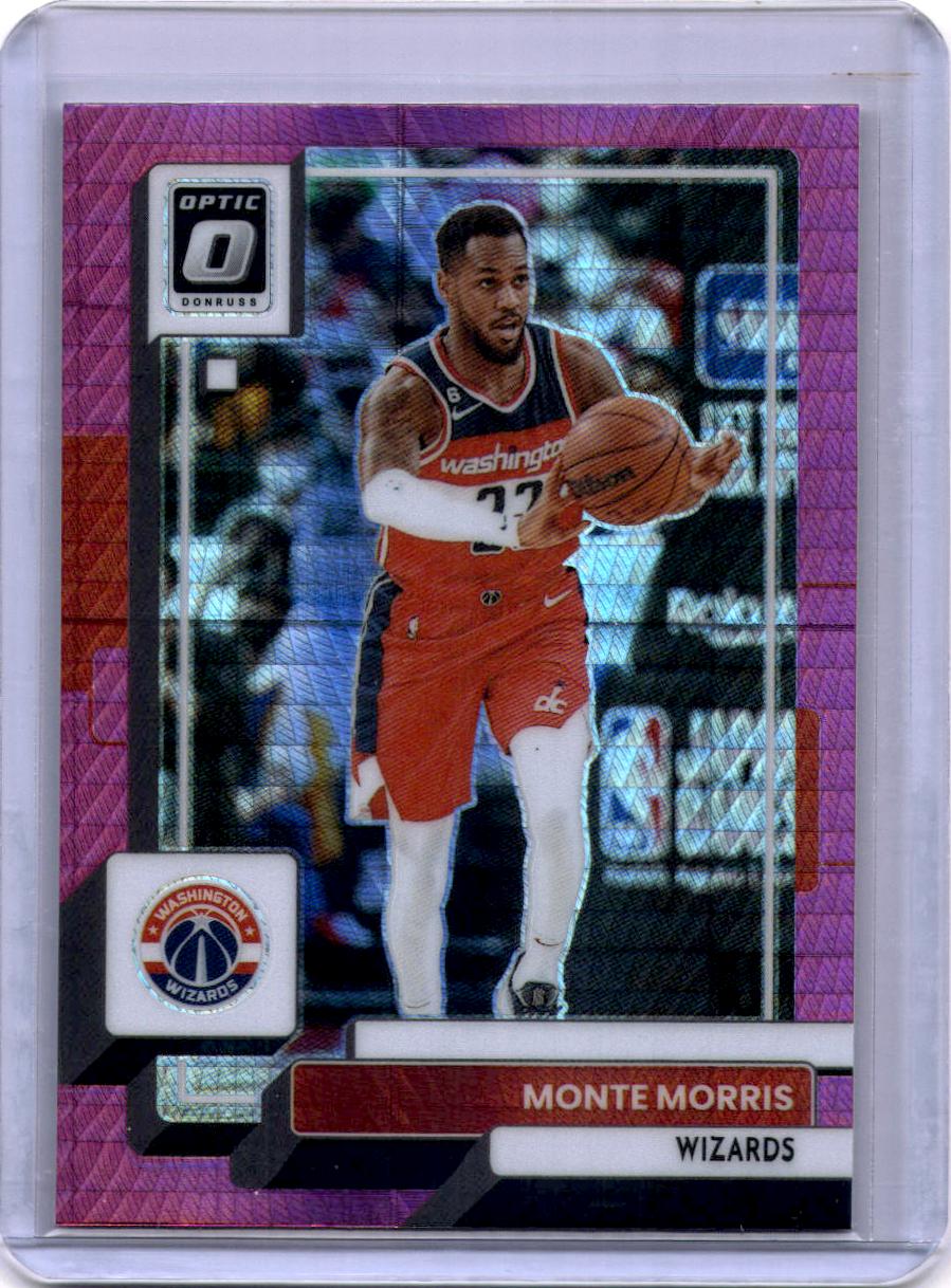 2022-23 Donruss Optic #169 Monte Morris Hyper Pink