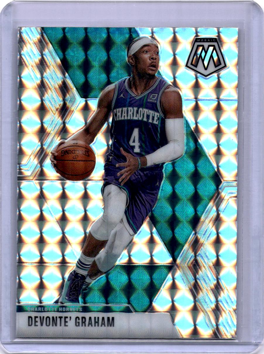 2019-20 Panini Mosaic #62 Devonte' Graham Prizm