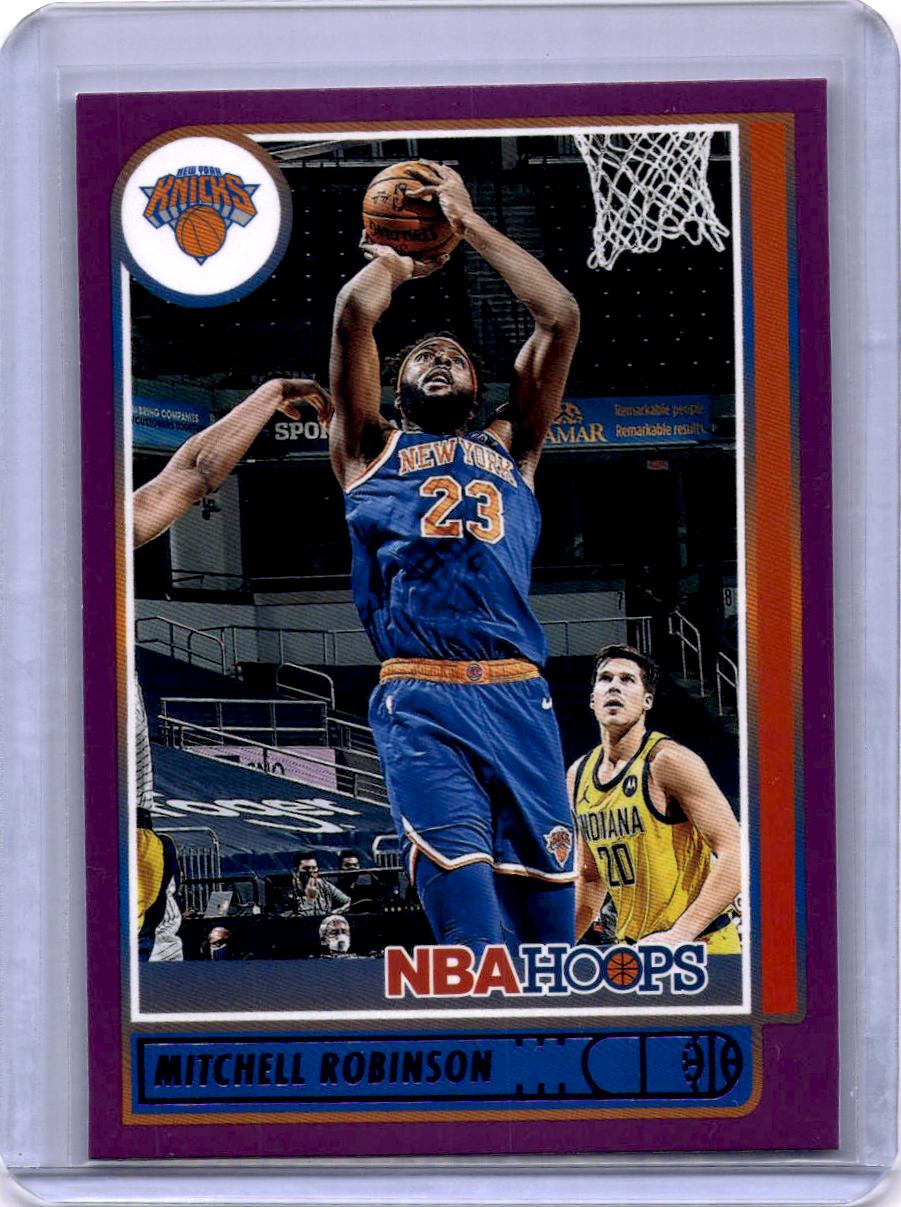 2021-22 Hoops #157 Mitchell Robinson Purple