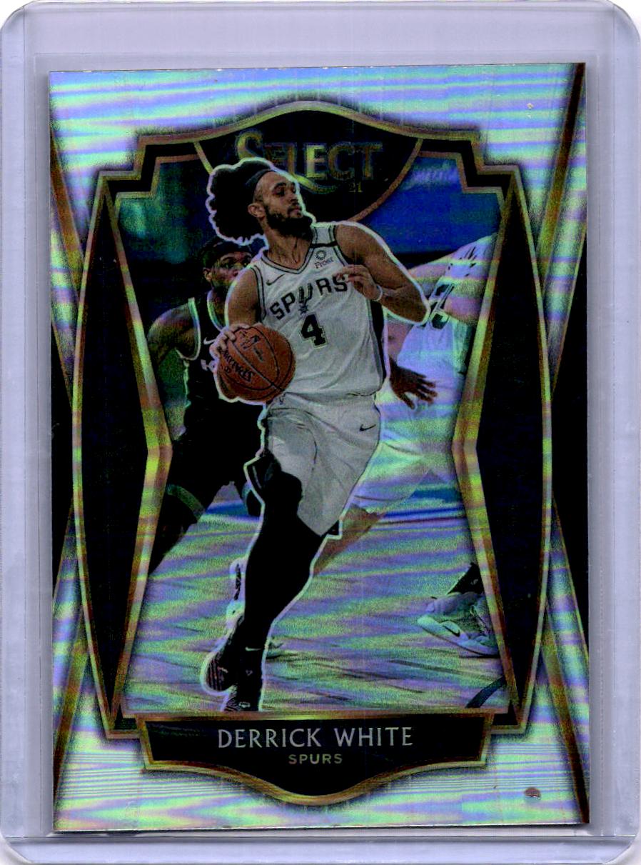 2020-21 Panini Select #141 Derrick White Silver Prizms