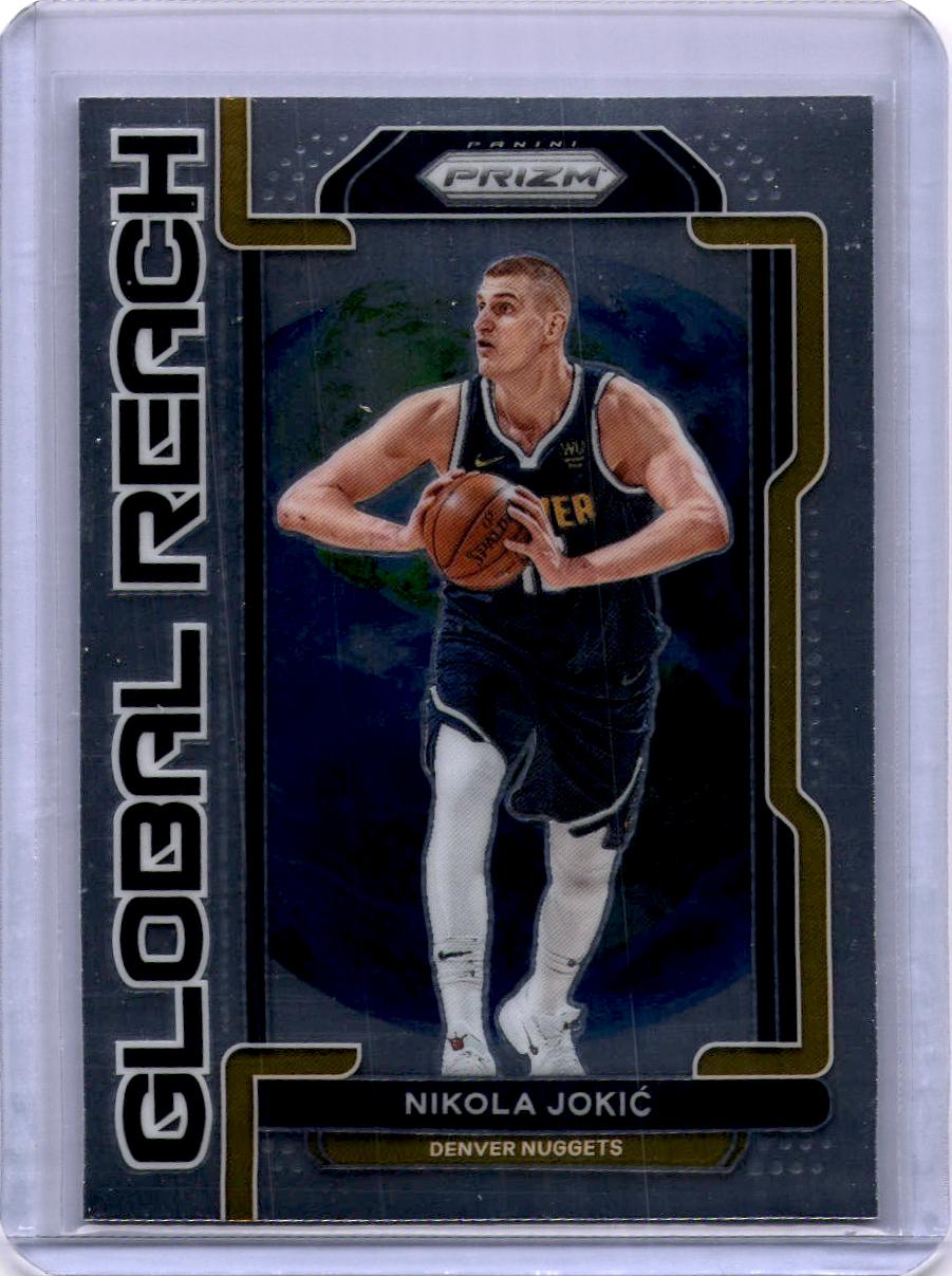 2021-22 Panini Prizm #3 Nikola Jokic Global Reach