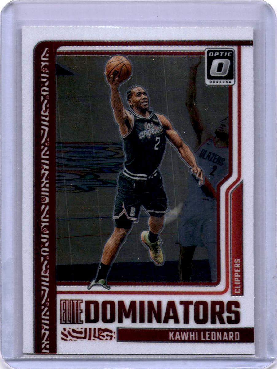 2023-24 Donruss Optic #2 Kawhi Leonard Elite Dominators