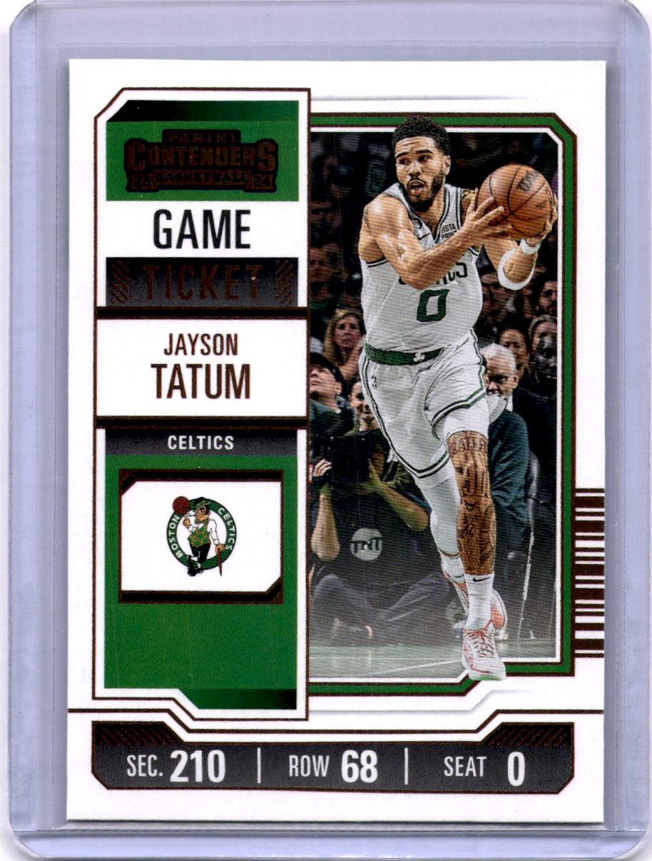 2023-24 Panini Contenders #77 Jayson Tatum Season Ticket Retail