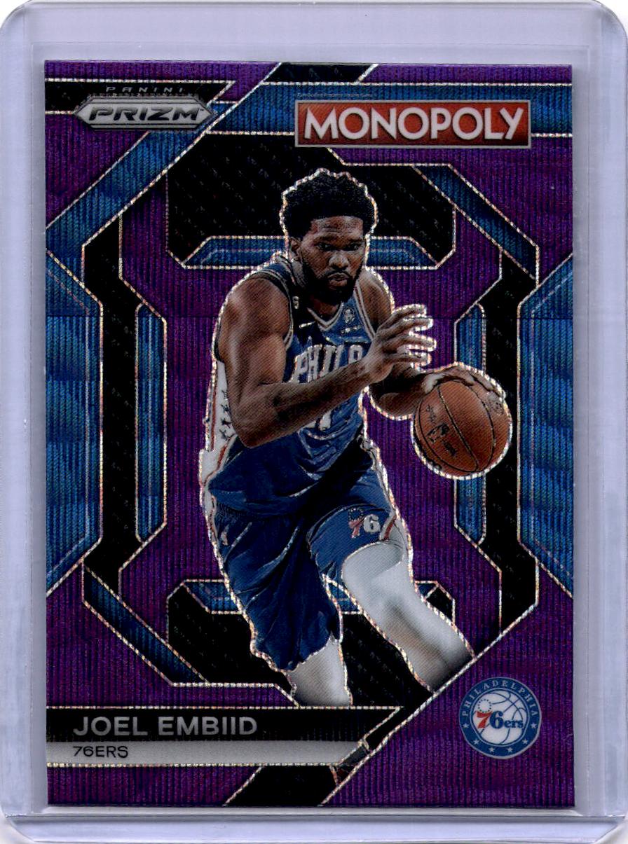 2023-24 Panini Prizm Monopoly #PS7 Joel Embiid All-Star Purple