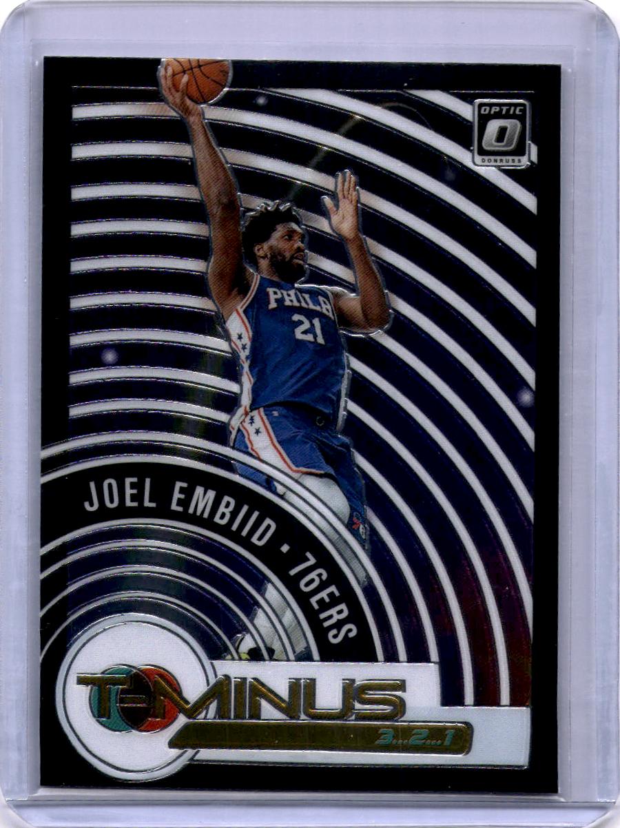 2020-21 Donruss Optic #13 Joel Embiid T-Minus 3...2...1