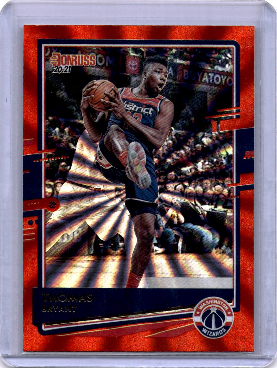 2020-21 Donruss #167 Thomas Bryant Holo Orange Laser
