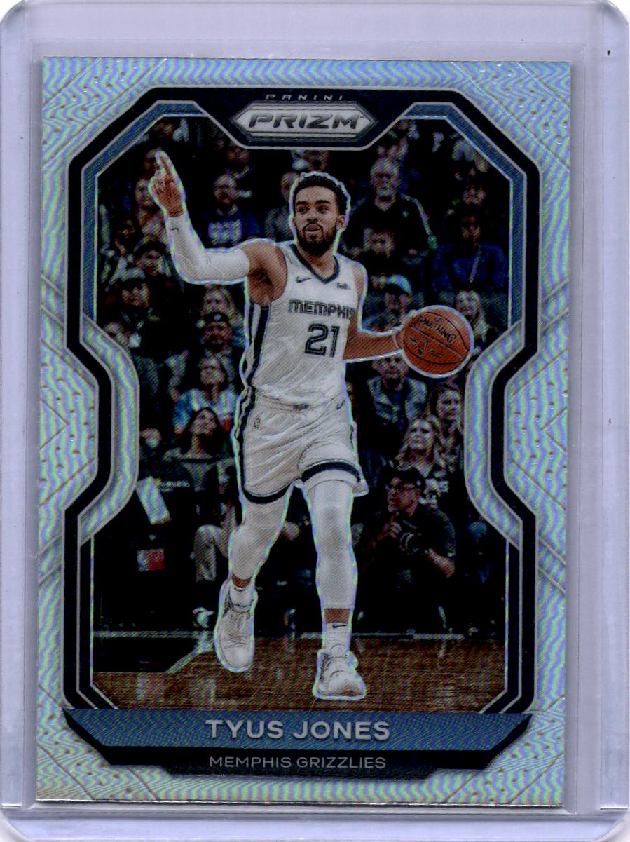 2020-21 Panini Prizm #21 Tyus Jones Silver Prizms