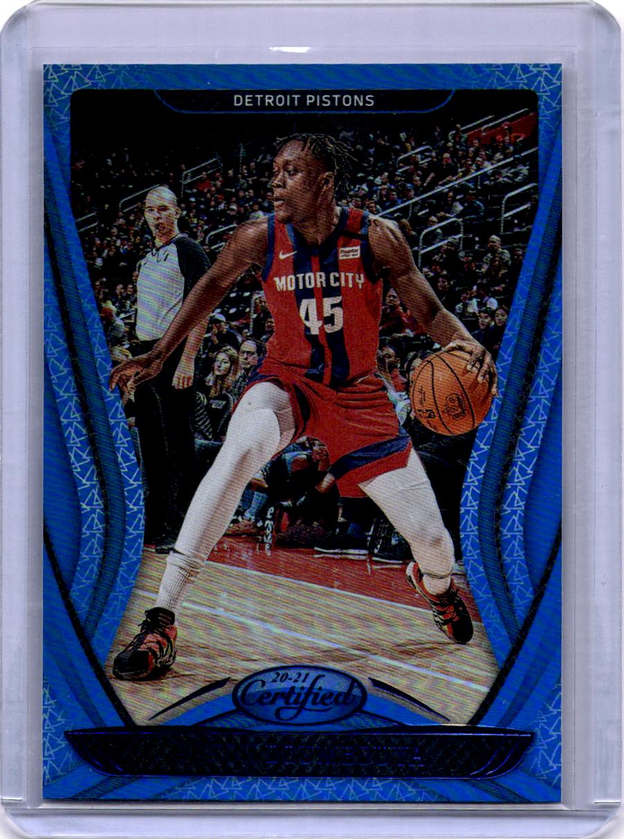 2020-21 Panini Certified #144 Sekou Doumbouya Mirror Blue