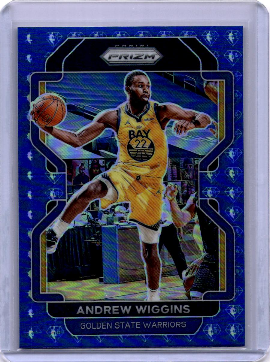 2021-22 Panini Prizm #155 Andrew Wiggins NBA 75th Anniversary