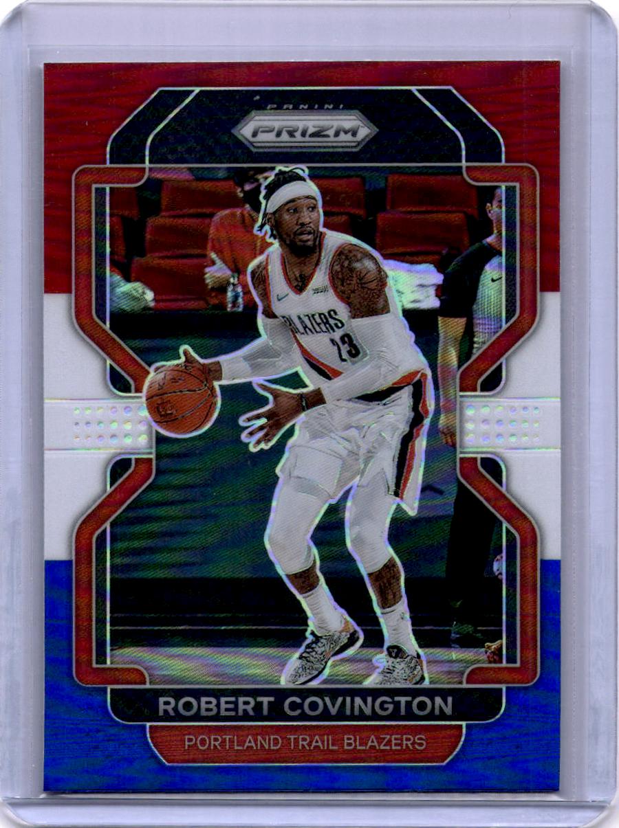 2021-22 Panini Prizm #233 Robert Covington Red White and Blue