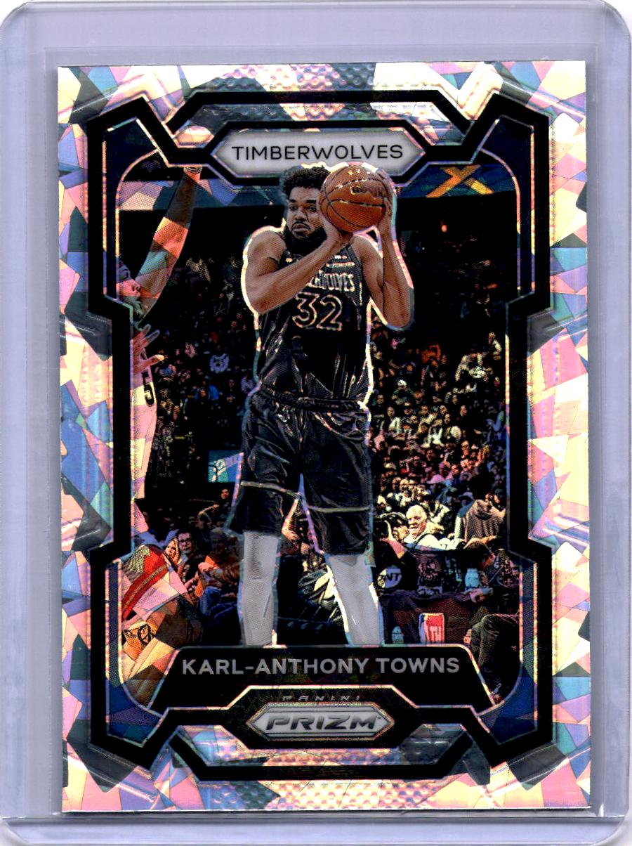 2023-24 Panini Prizm #78 Karl-Anthony Towns Prizms Ice