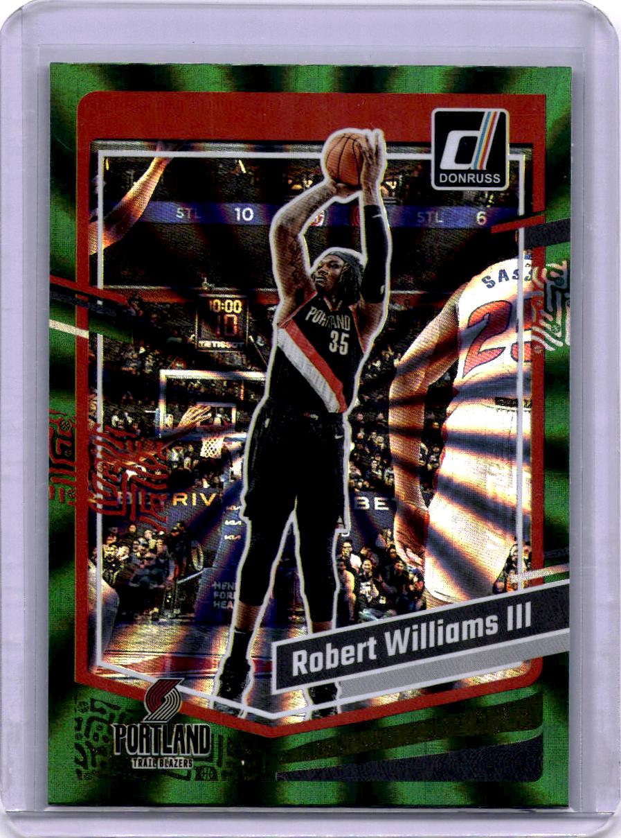 2023-24 Donruss #81 Robert Williams III Green Laser Holo