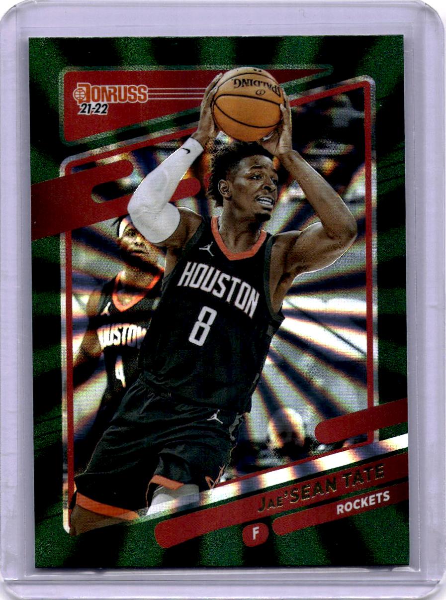 2021-22 Donruss #120 Jae'Sean Tate Holo Green Laser