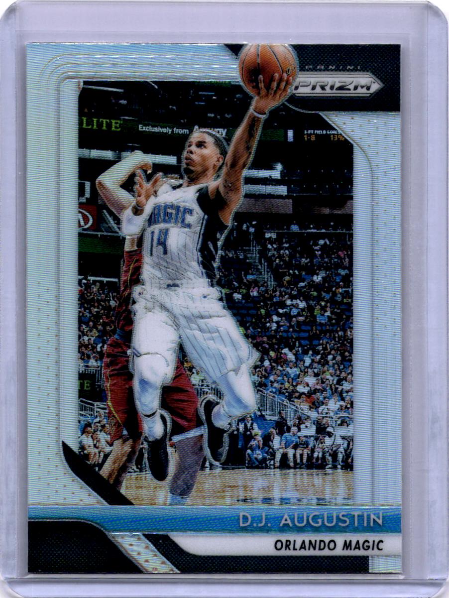 2018-19 Panini Prizm #129 D.J. Augustin Prizms Silver