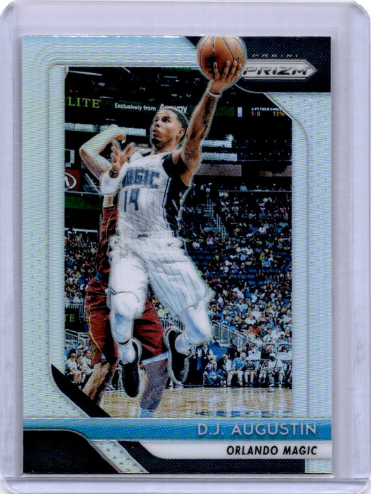 2018-19 Panini Prizm #129 D.J. Augustin Prizms Silver
