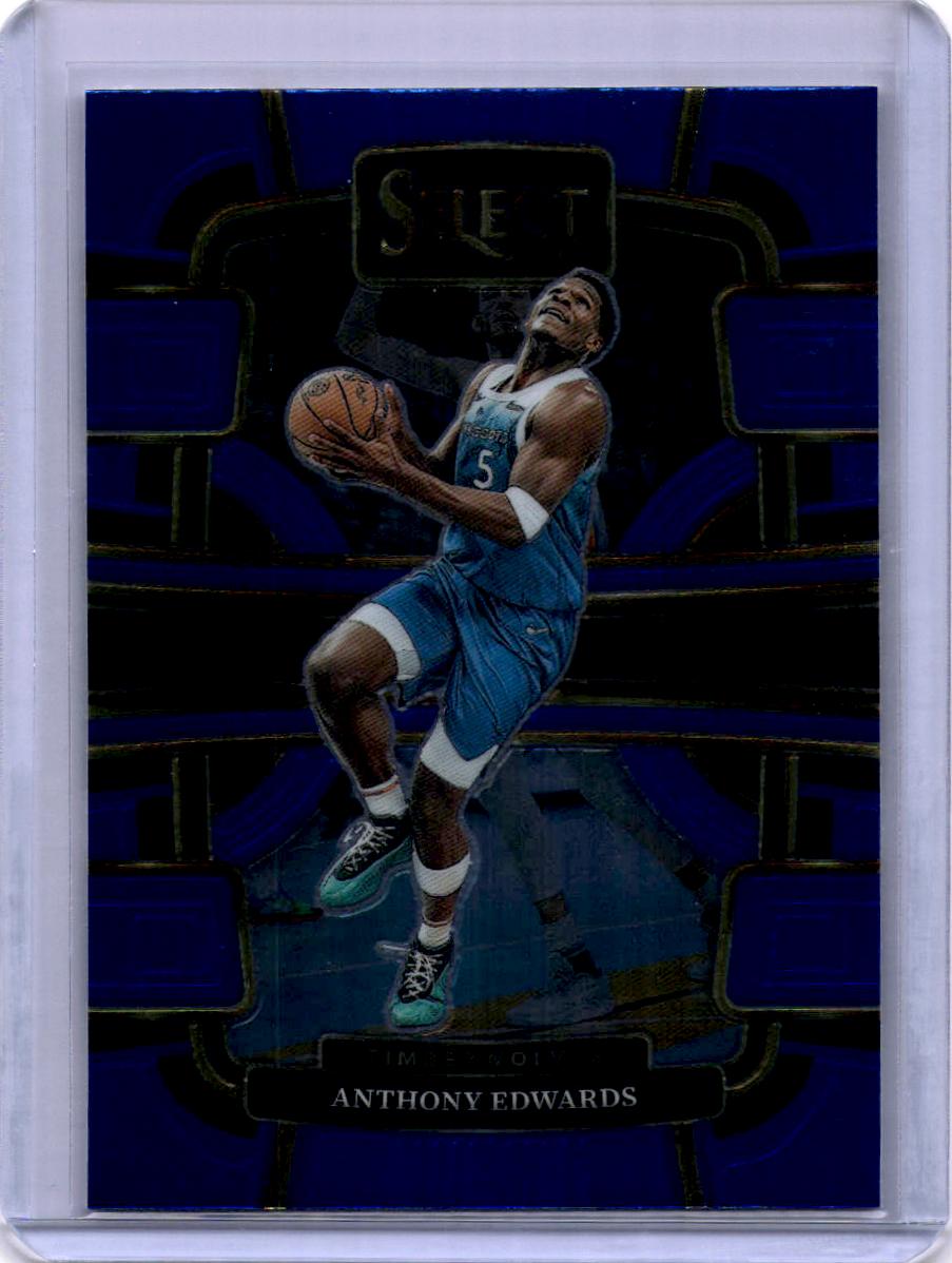 2023-24 Panini Select #37 Anthony Edwards Blue (Retail Base)