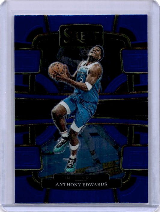 2023-24 Panini Select #37 Anthony Edwards Blue (Retail Base)