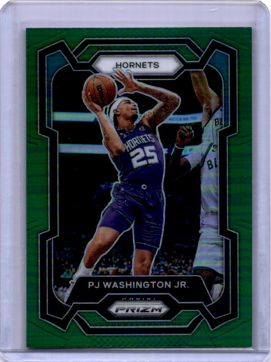 2023-24 Panini Prizm #117 PJ Washington Jr. Prizms Green