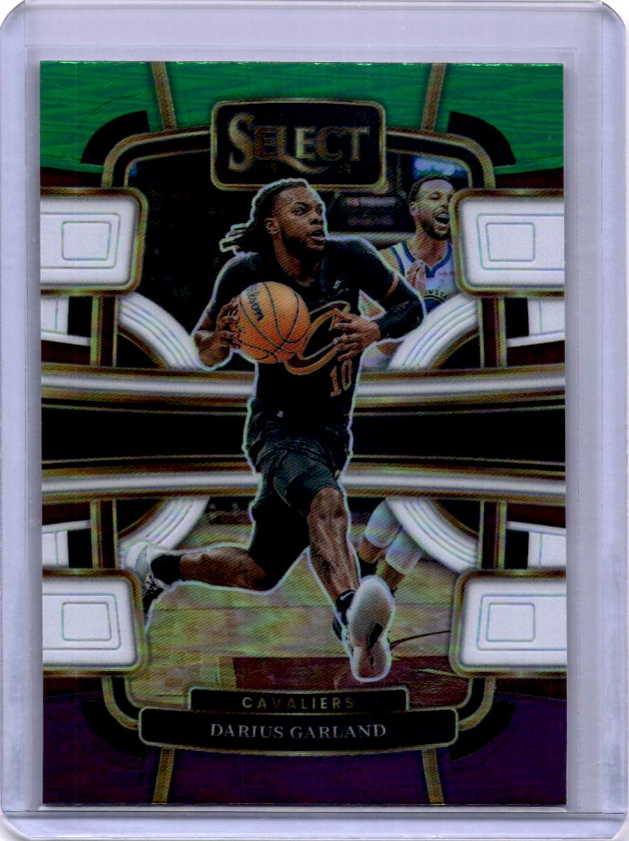 2023-24 Panini Select #50 Darius Garland Green White Purple Prizms