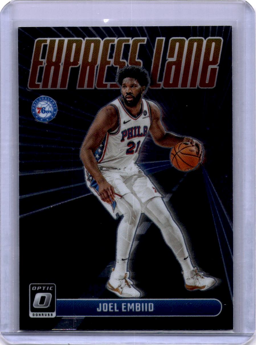 2023-24 Donruss Optic #21 Joel Embiid Express Lane