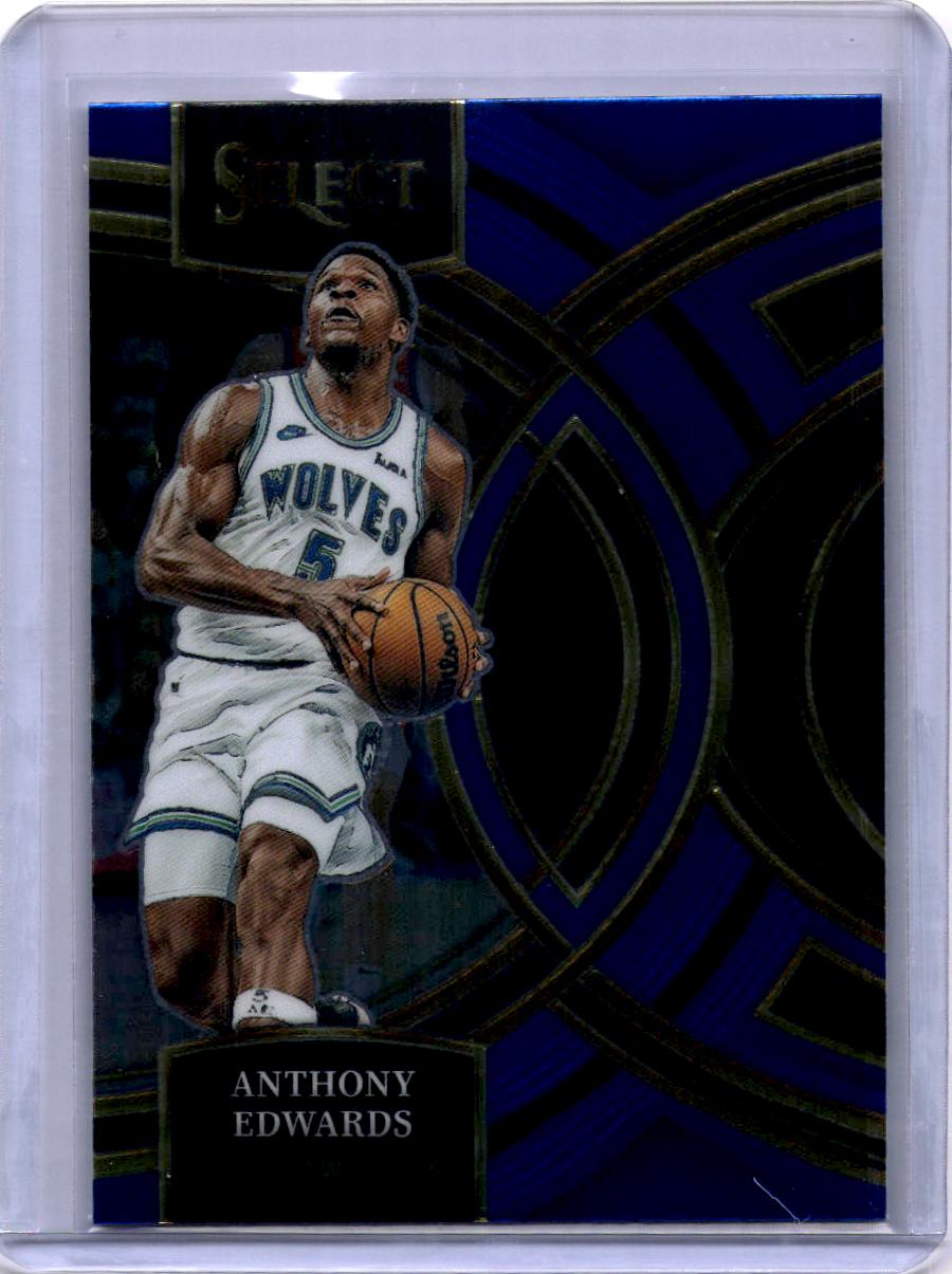 2023-24 Panini Select #164 Anthony Edwards Blue (Retail Base)
