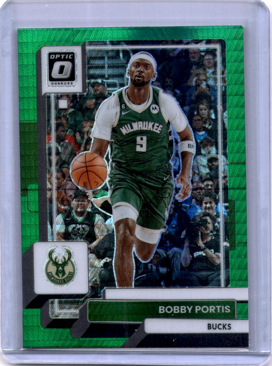 2022-23 Donruss Optic #101 Bobby Portis Hyper Green