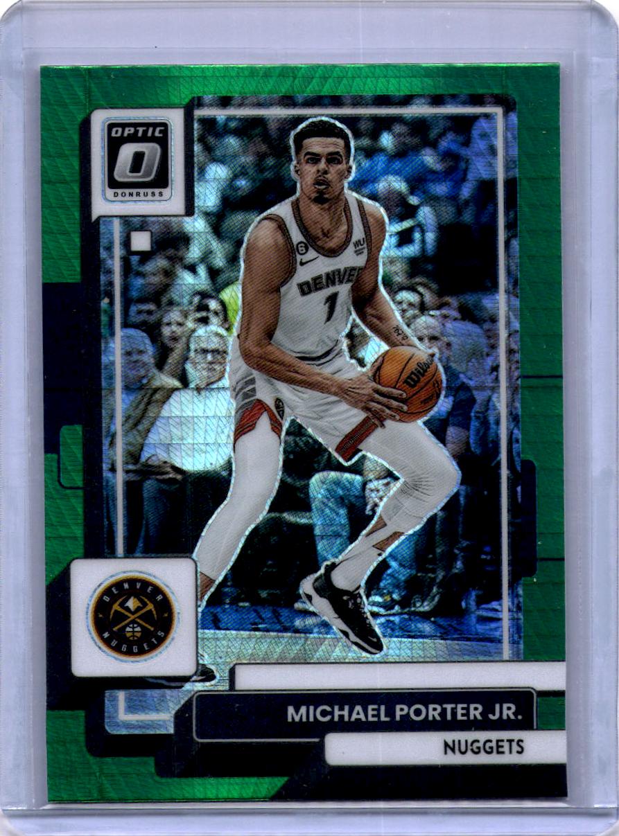 2022-23 Donruss Optic #5 Michael Porter Jr. Hyper Green