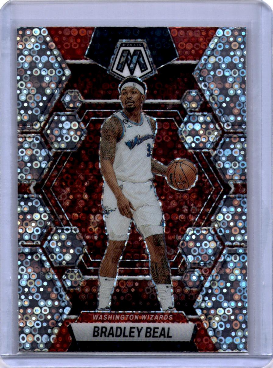 2022-23 Panini Mosaic #32 Bradley Beal Fast Break Silver