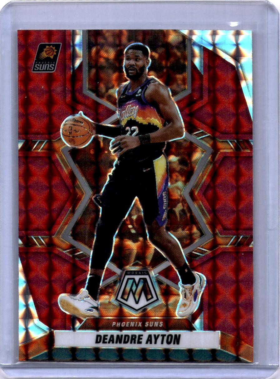 2021-22 Panini Mosaic #134 Deandre Ayton Red