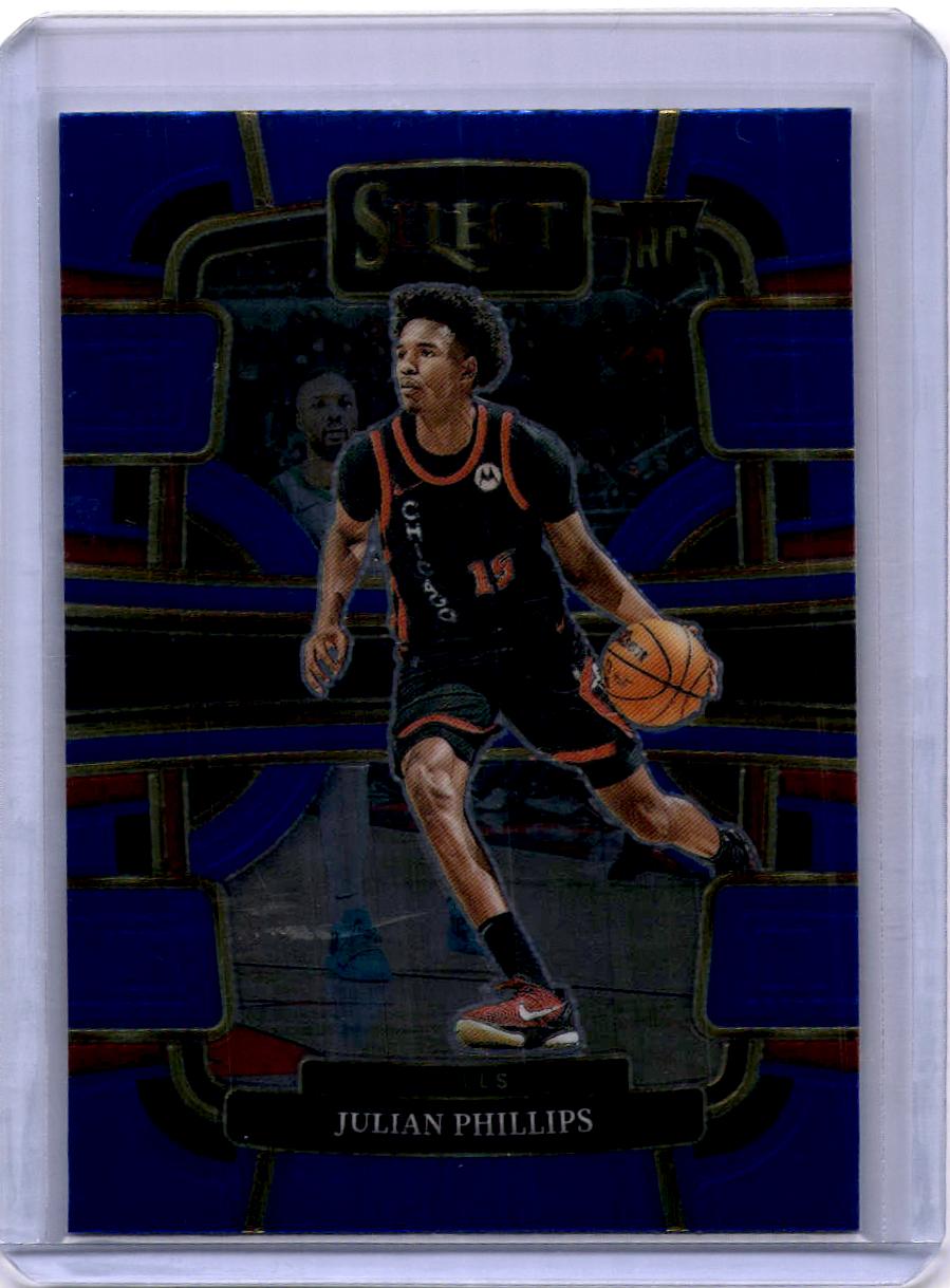 2023-24 Panini Select #82 Julian Phillips Blue Prizms