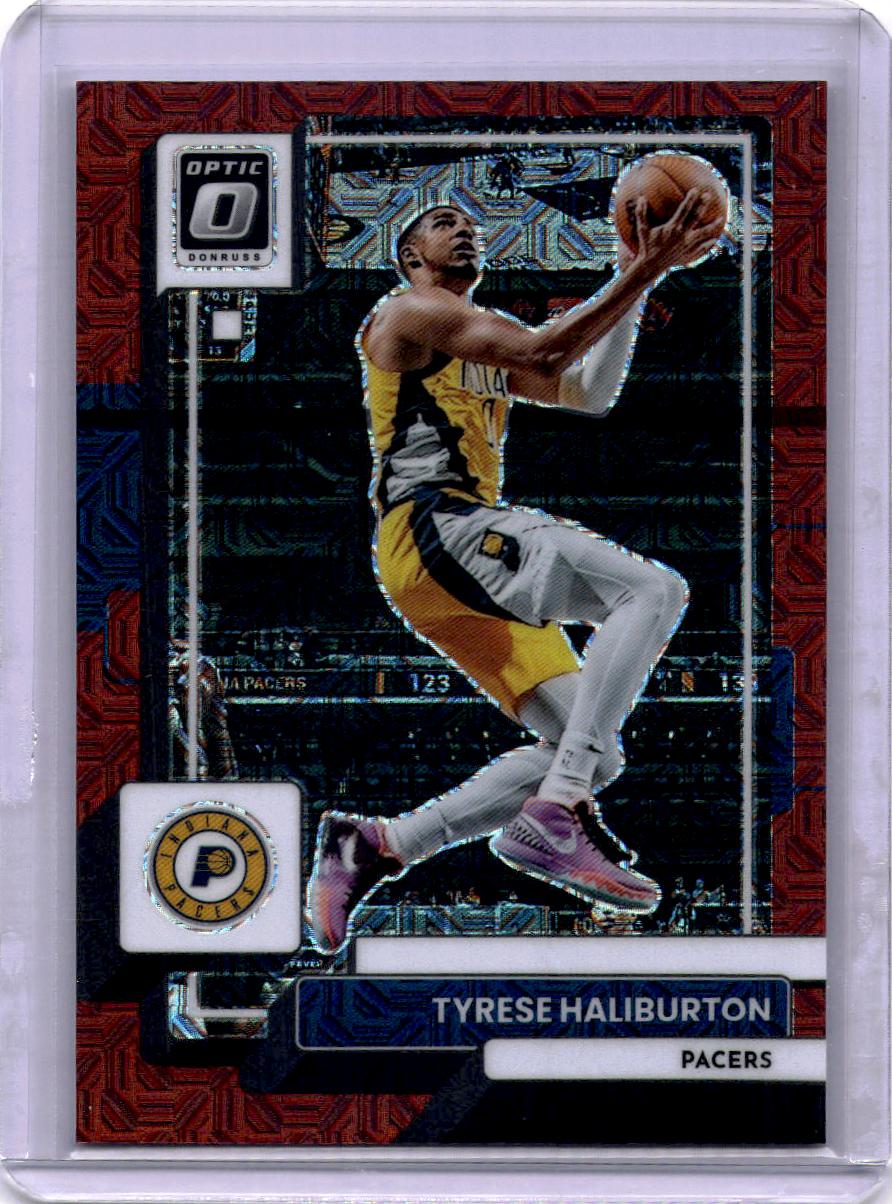 2022-23 Donruss Optic #99 Tyrese Haliburton Choice Red #/88