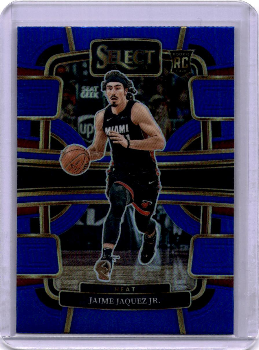 2023-24 Panini Select #100 Jaime Jaquez Jr. Blue Prizms