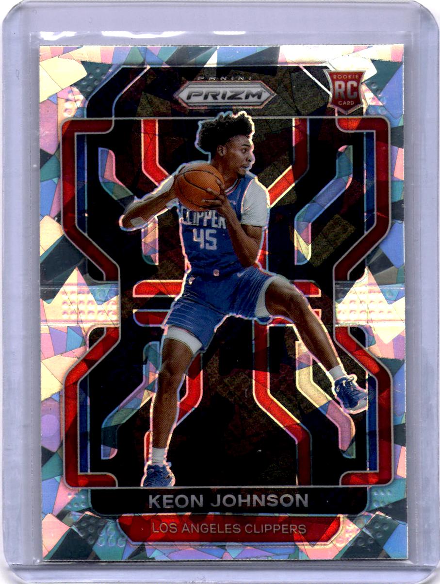 2021-22 Panini Prizm #326 Keon Johnson Ice