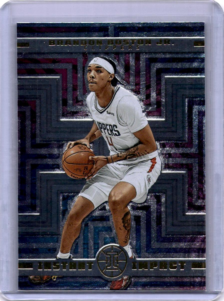 2021-22 Panini Illusions #26 Brandon Boston Jr. Instant Impact