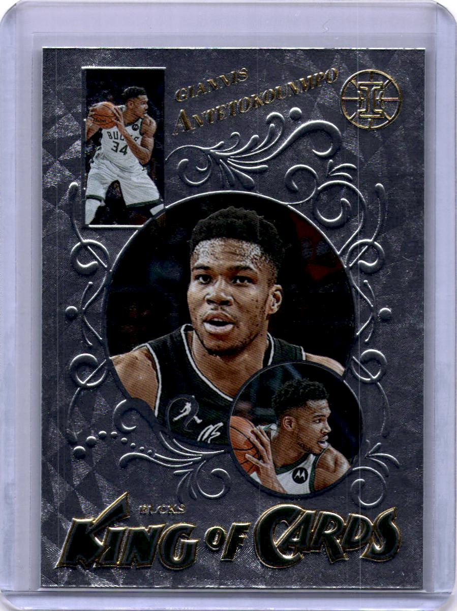 2021-22 Panini Illusions #3 Giannis Antetokounmpo King of Cards
