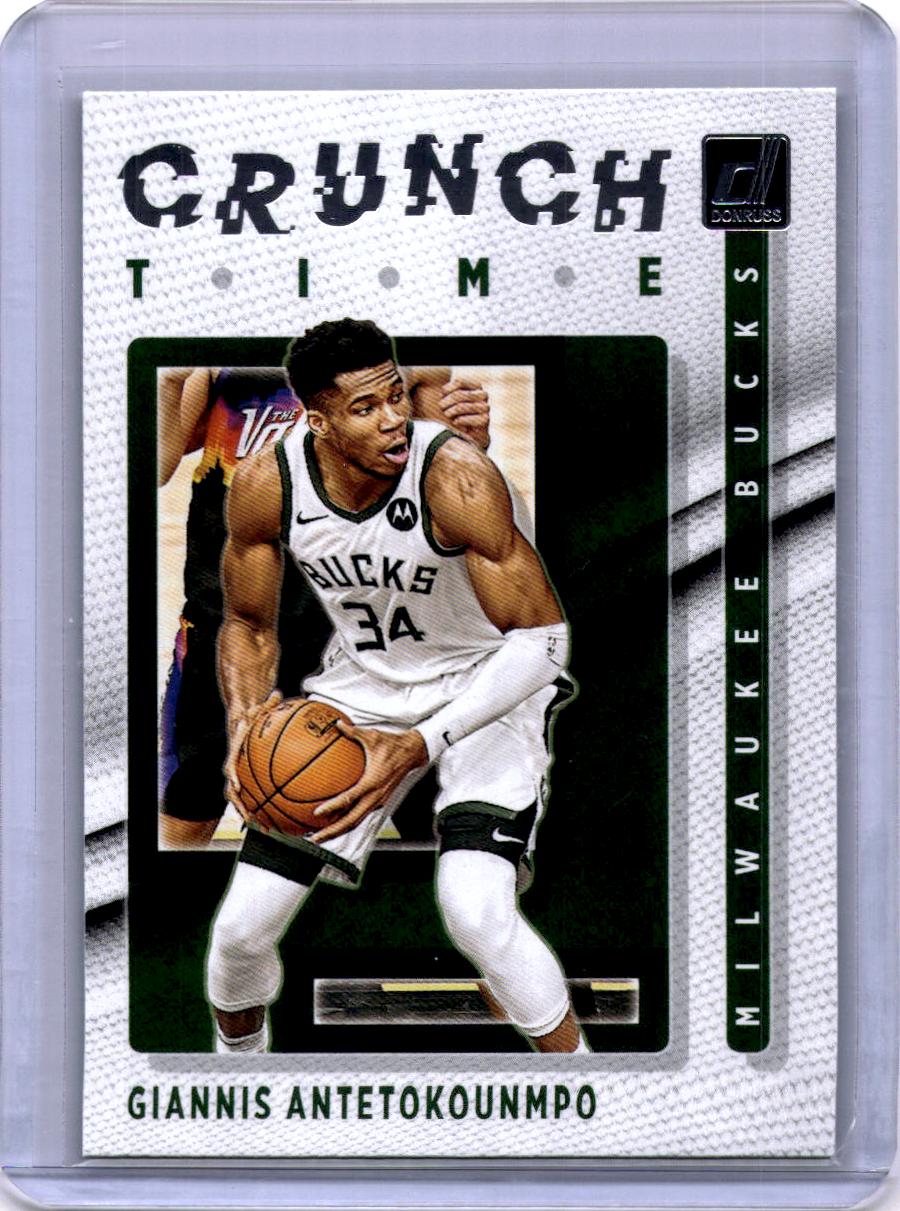 2021-22 Donruss #4 Giannis Antetokounmpo Crunch Time