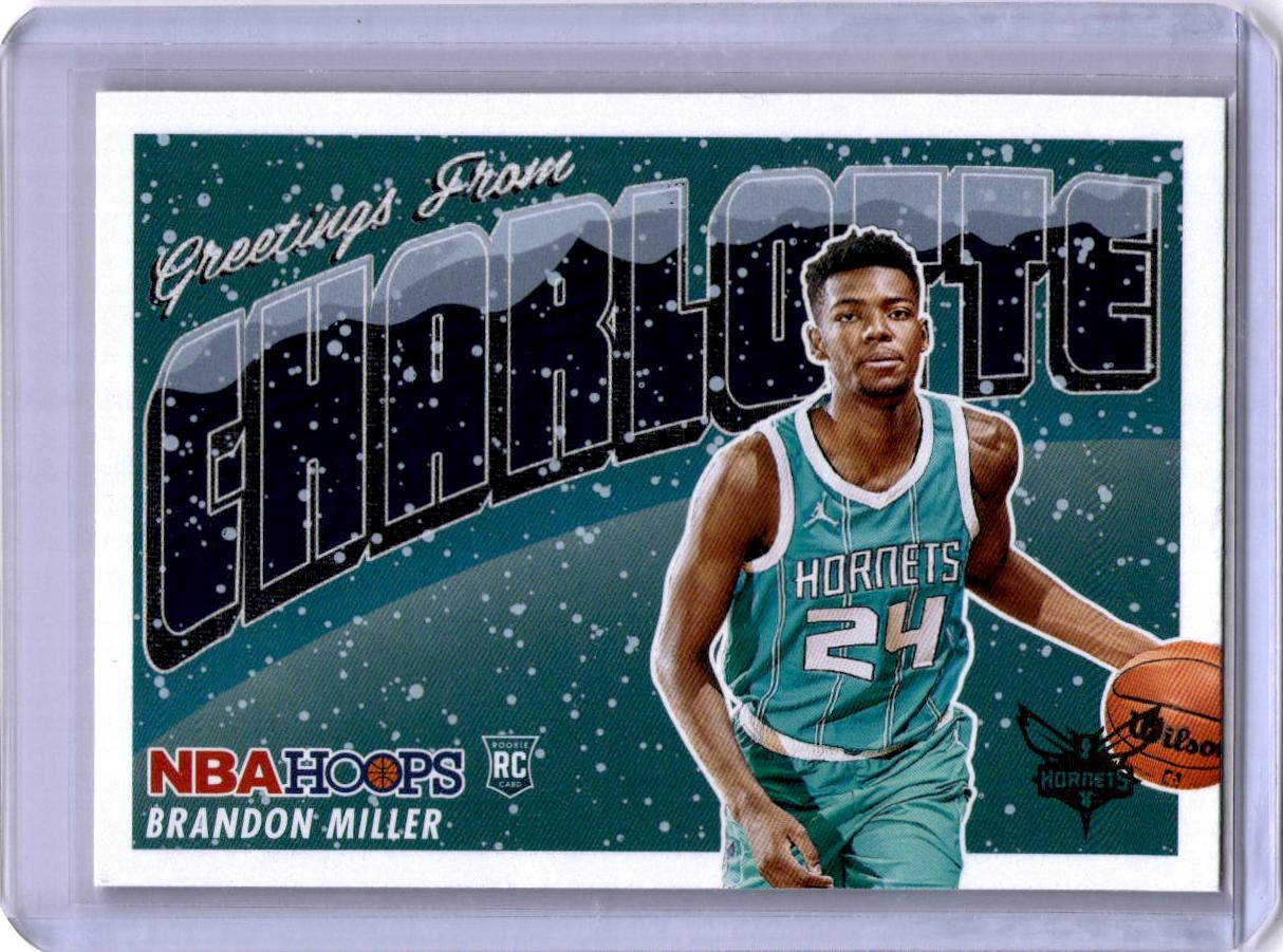 2023-24 Hoops Winter #18 Brandon Miller Rookie Greetings