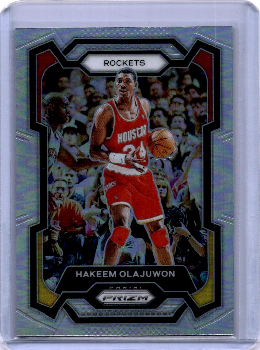2023-24 Panini Prizm #191 Hakeem Olajuwon Prizms Silver