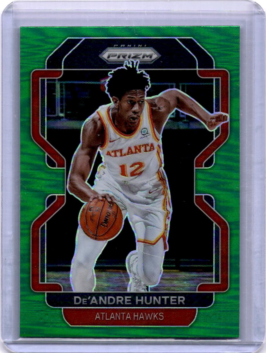2021-22 Panini Prizm #73 De'Andre Hunter Green