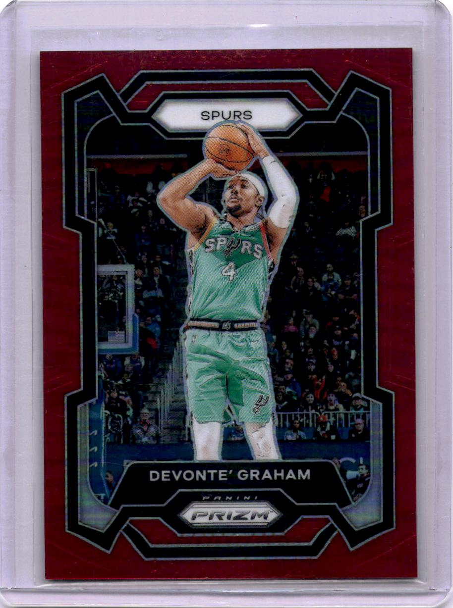 2023-24 Panini Prizm #233 Devonte' Graham Prizms Red #/299