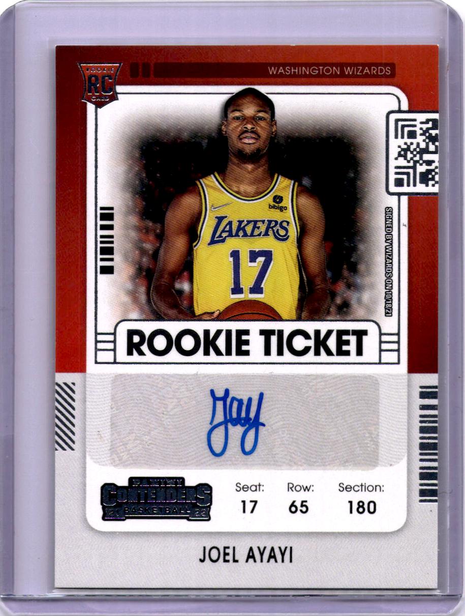 2021-22 Panini Contenders #164 Joel Ayayi