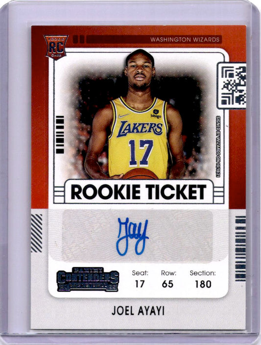 2021-22 Panini Contenders #164 Joel Ayayi