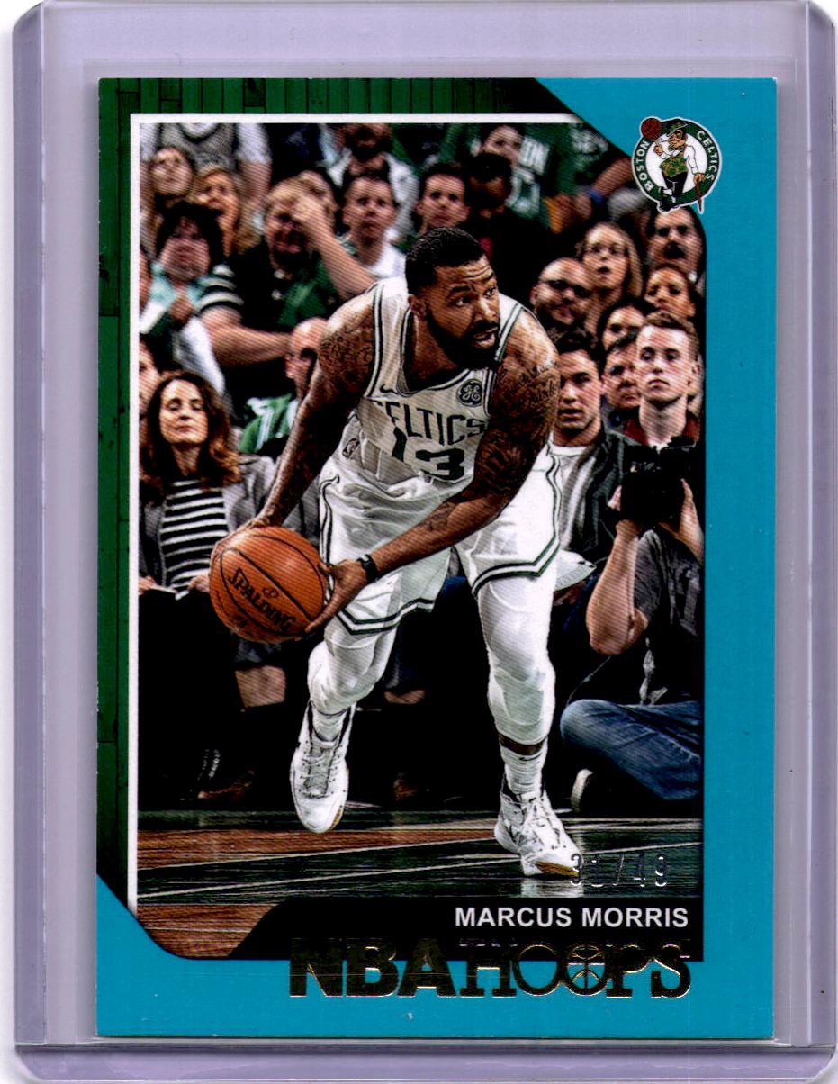 2018-19 Hoops #126 Marcus Morris Teal #/49