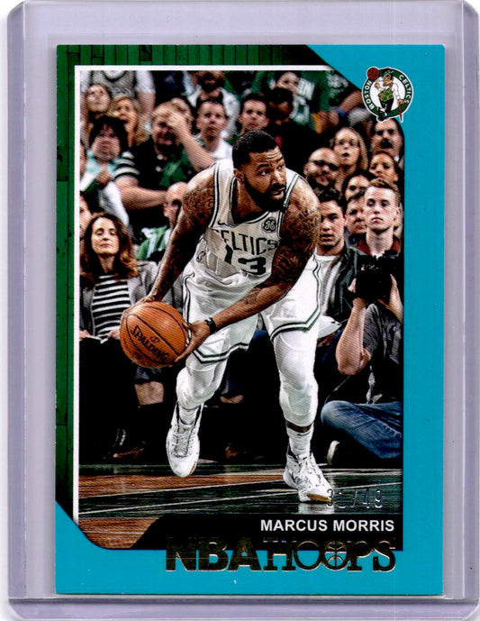 2018-19 Hoops #126 Marcus Morris Teal #/49