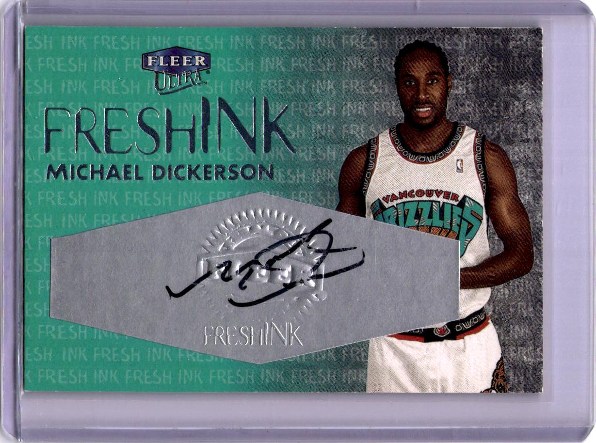 1999-00 Ultra #NNO Michael Dickerson Fresh Ink #/975