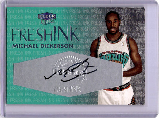 1999-00 Ultra #NNO Michael Dickerson Fresh Ink #/975