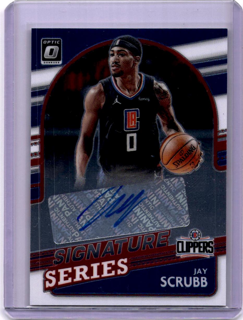 2021-22 Donruss Optic #SS-JSC Jay Scrubb Signature Series