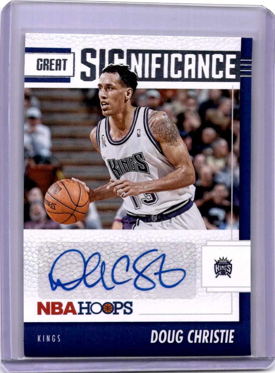 2021-22 Hoops #GS-DCH Doug Christie Great SIGnificance