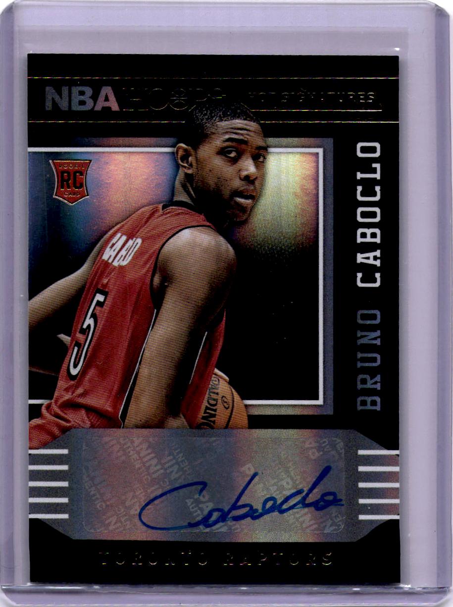 2014-15 Hoops #86 Bruno Caboclo Hot Signatures