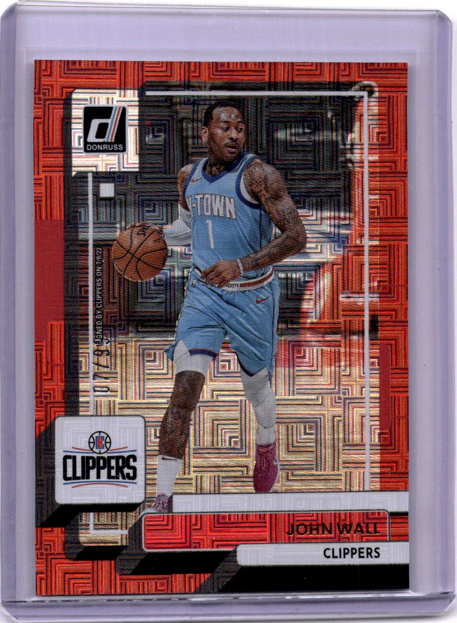 2022-23 Donruss #194 John Wall Choice Red #/99
